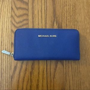 Navy blue Michael Kors wallet
